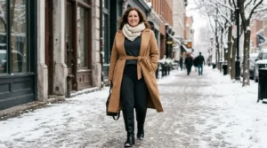 How to Dress Plus Size in Winter: Polished Looks Over 40